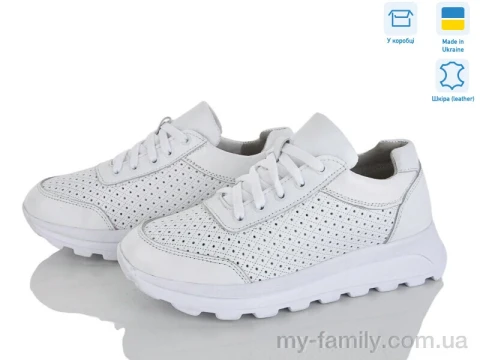Кросівки натуральна шкіра білий жінки -, Жіночі кросівки оптом