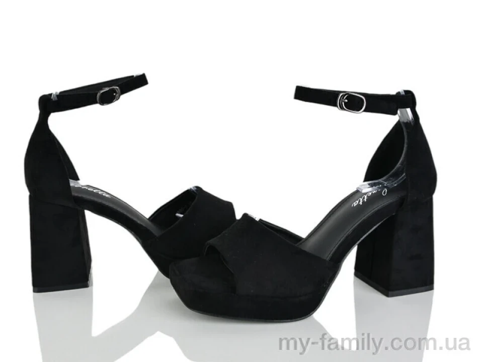 Босоніжки штучна замша чорний жінки -, Жіночі босоніжки оптом