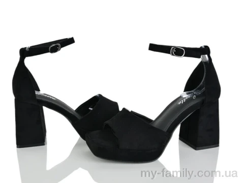 Босоніжки штучна замша чорний жінки -, Жіночі босоніжки оптом