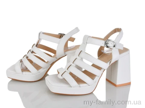 Босоніжки штучна шкіра білий жінки -, Жіночі босоніжки оптом