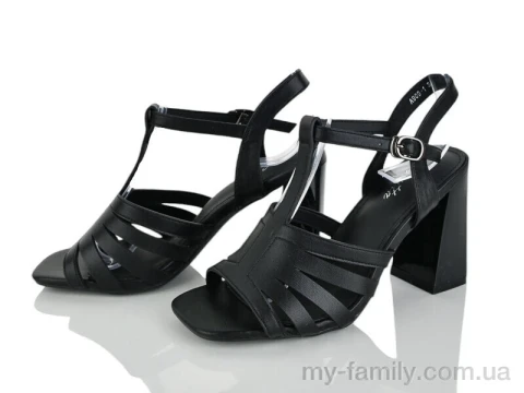 Босоніжки штучна шкіра чорний жінки -, Жіночі босоніжки оптом