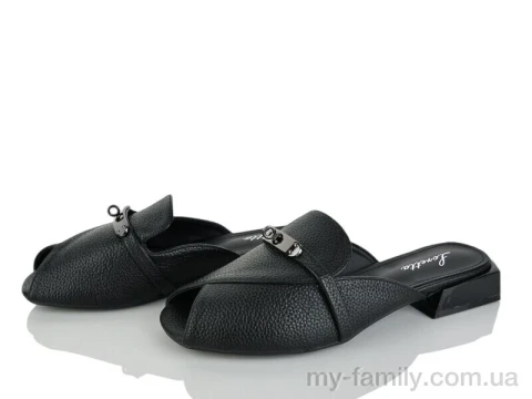 Шльопанці штучна шкіра чорний жінки -, Жіночі шльопанці оптом