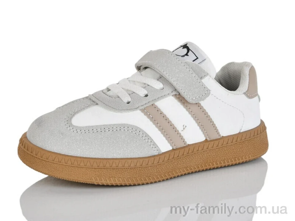 Кросівки штучна шкіра білий діти унісекс, Дитячі кросівки оптом