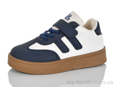 Кросівки штучна шкіра синій діти унісекс, Дитячі кросівки оптом