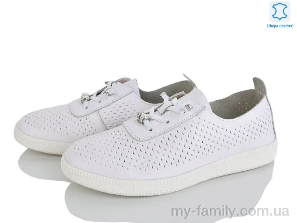 Кросівки натуральна шкіра білий жінки -, Жіночі кросівки оптом