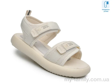 Босоножки искусственная кожа-текстиль бежевый дети девочка, Взуття оптом дети