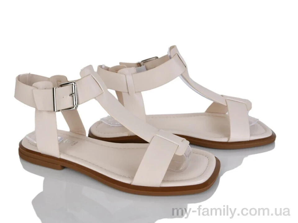 Босоніжки штучна шкіра бежевий жінки -, Жіночі босоніжки оптом