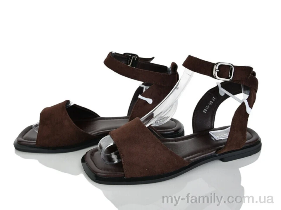 Босоніжки штучна замша коричневий жінки -, Жіночі босоніжки оптом