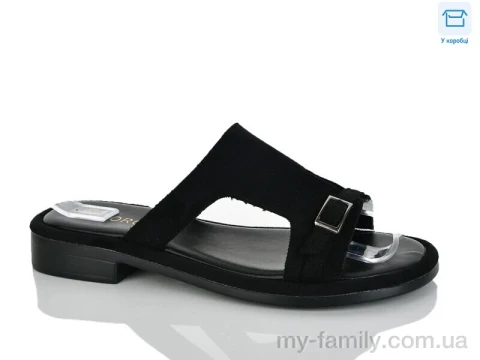 Шльопанці штучна замша чорний жінки -, Жіночі шльопанці оптом