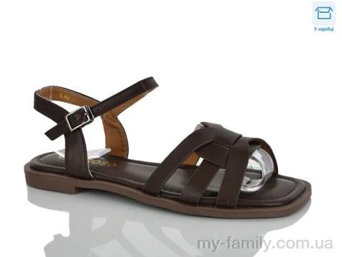 Босоніжки штучна шкіра коричневий жінки -, Жіночі босоніжки оптом