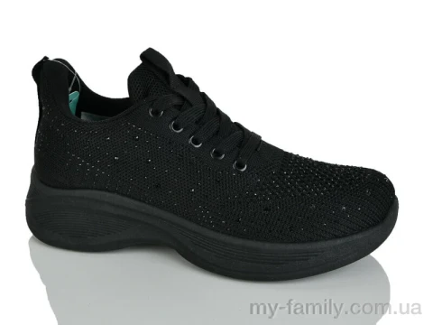 Кросівки текстиль чорний жінки -, Жіночі кросівки оптом