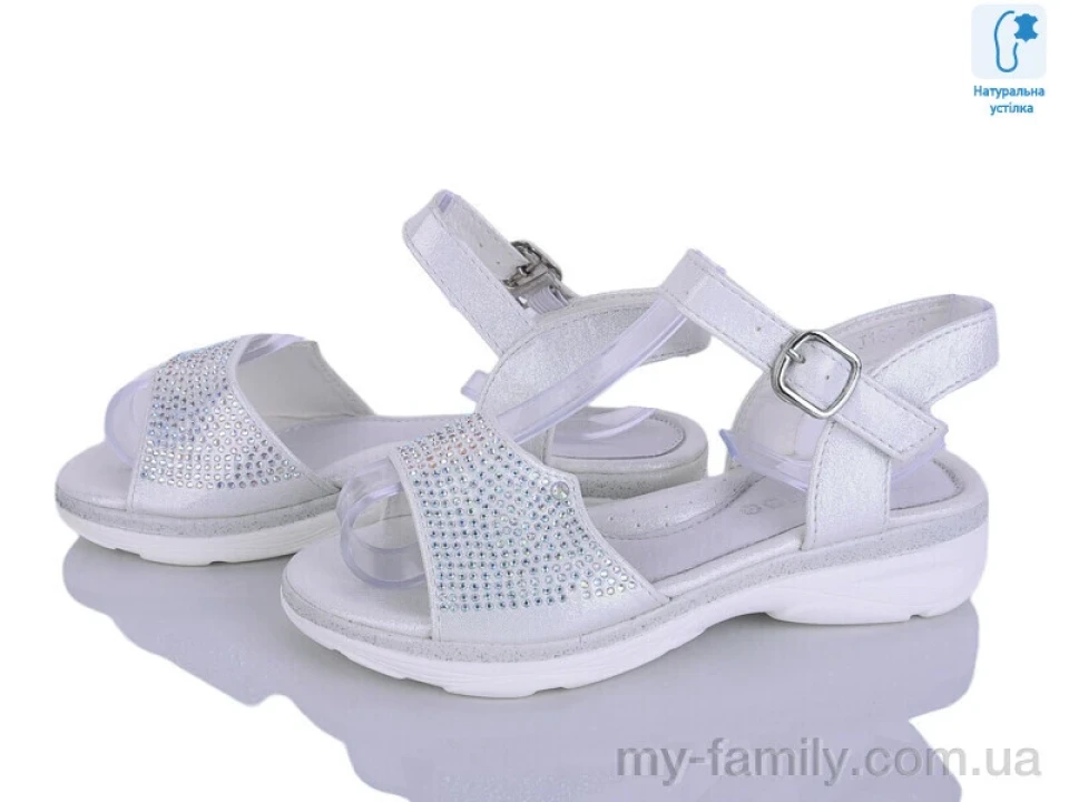 Босоніжки штучна шкіра білий діти дівчинка, Взуття оптом діти