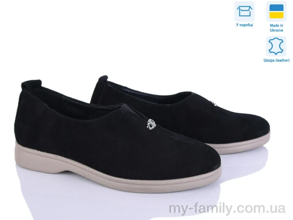 Туфлі натуральна замша чорний жінки -, Туфлі жіночі оптом