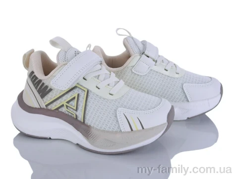 Кроссовки текстиль бежевый дети унисекс, Детски кроссовки оптом