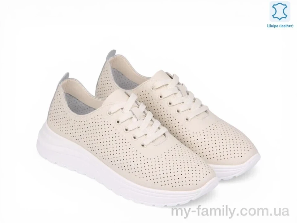 Кросівки натуральна шкіра бежевий жінки -, Жіночі кросівки оптом