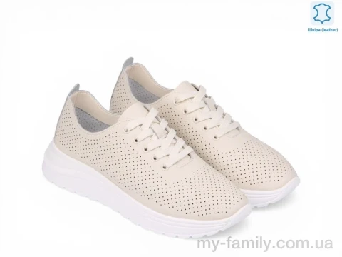 Кросівки натуральна шкіра бежевий жінки -, Жіночі кросівки оптом