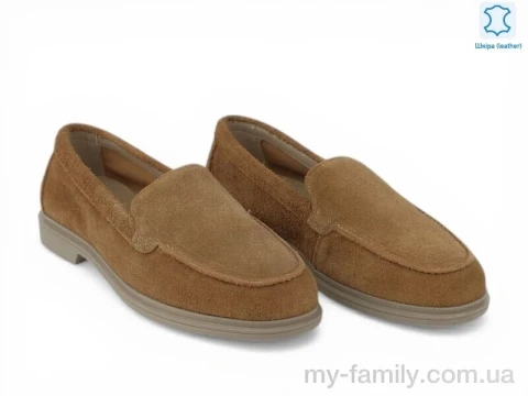 Туфлі натуральна шкіра рудий жінки -, Туфлі жіночі оптом