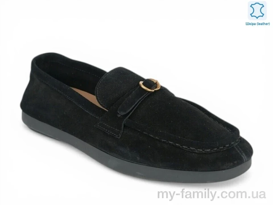 Туфлі натуральна шкіра чорний жінки -, Туфлі жіночі оптом