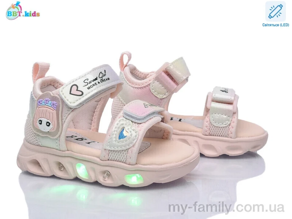 Босоніжки штучна шкіра-текстиль рожевий діти дівчинка, Взуття оптом діти