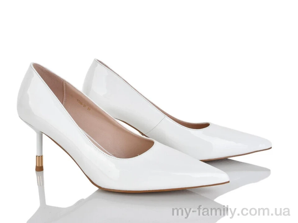 Туфли искусственный лак белый женщины -, Туфли женские оптом