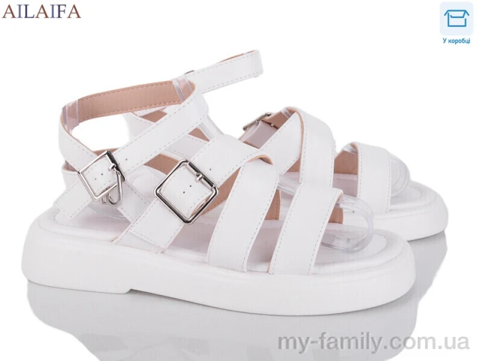 Босоніжки штучна шкіра білий жінки -, Жіночі босоніжки оптом