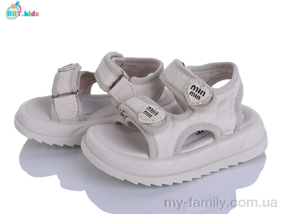 Босоніжки штучна шкіра бежевий діти дівчинка, Взуття оптом діти