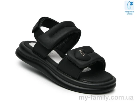 Босоніжки штучна шкіра чорний діти дівчинка, Взуття оптом діти