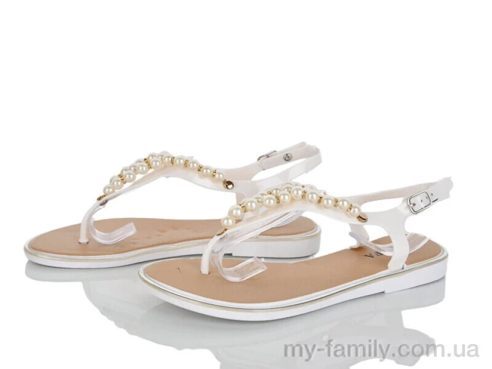 Босоніжки силікон білий жінки -, Жіночі босоніжки оптом