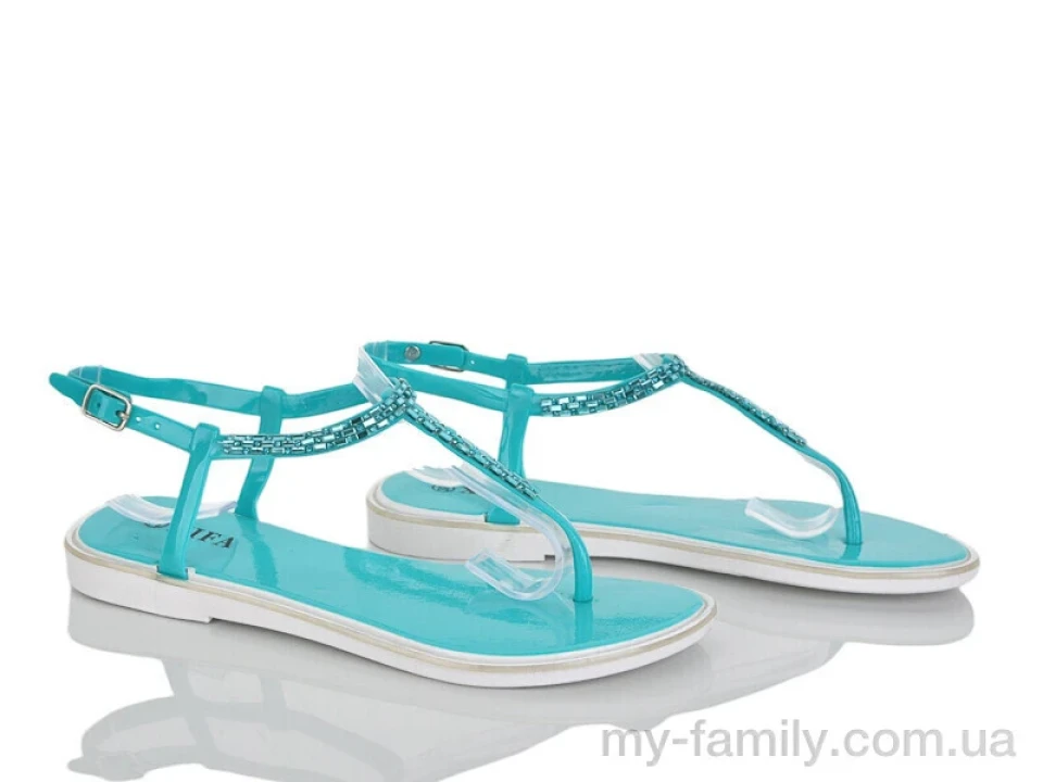 Босоніжки силікон зелений жінки -, Жіночі босоніжки оптом