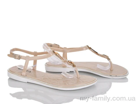 Босоножки силикон бежевый женщины -, Женские босоножки оптом