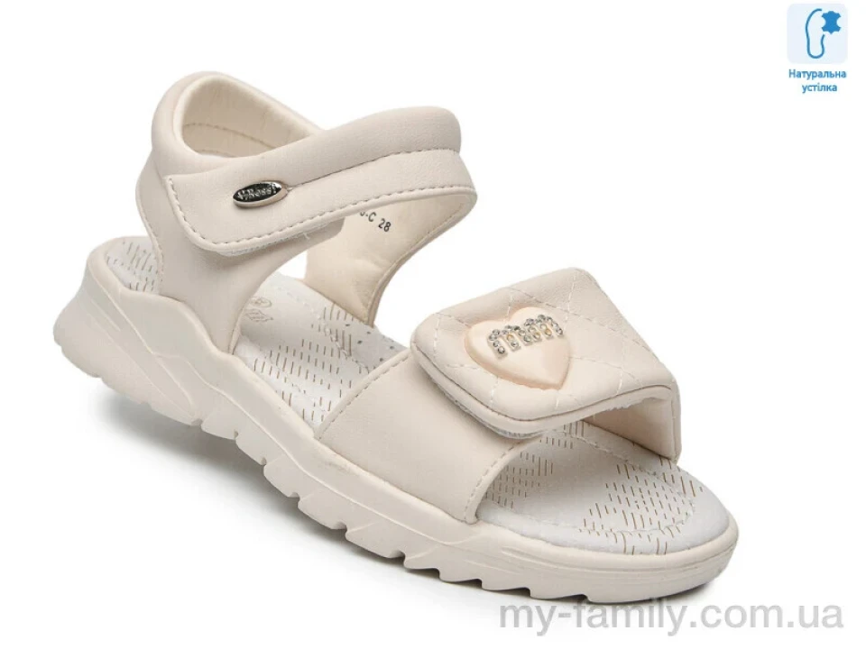 Босоніжки штучна шкіра бежевий діти дівчинка, Взуття оптом діти