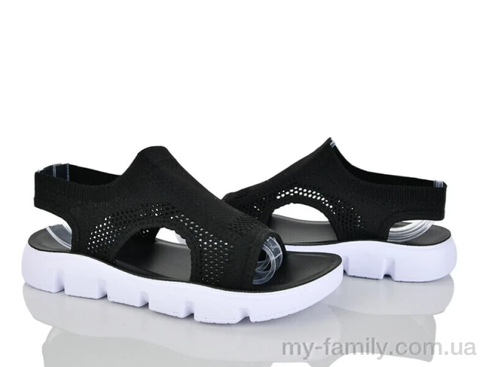 Босоніжки текстиль чорний жінки -, Жіночі босоніжки оптом