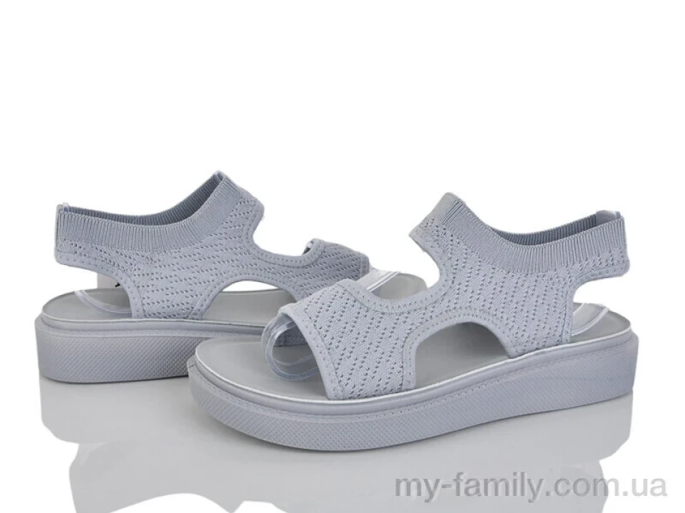 Босоніжки текстиль сірий жінки -, Жіночі босоніжки оптом