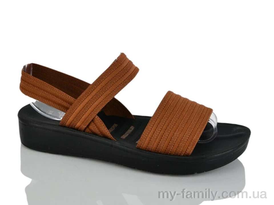 Босоніжки текстиль коричневий жінки -, Жіночі босоніжки оптом