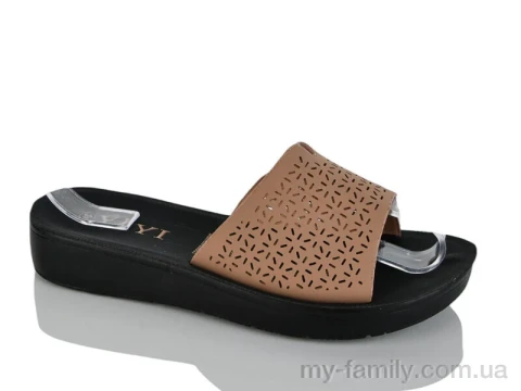 Шльопанці штучна шкіра коричневий жінки -, Жіночі шльопанці оптом