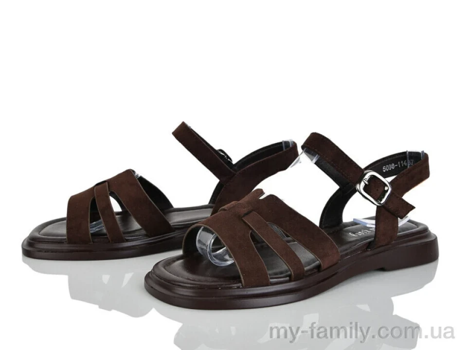 Босоніжки штучна замша коричневий жінки -, Жіночі босоніжки оптом