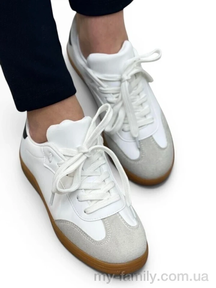 Кросівки штучна шкіра-штучна замша білий жінки -, Жіночі кросівки оптом