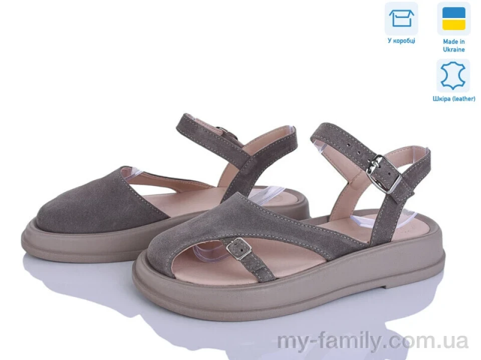 Босоніжки натуральна замша бежевий жінки -, Жіночі босоніжки оптом