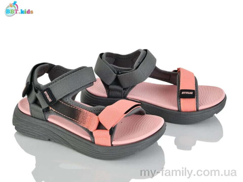 Босоніжки текстиль сірий діти дівчинка, Взуття оптом діти