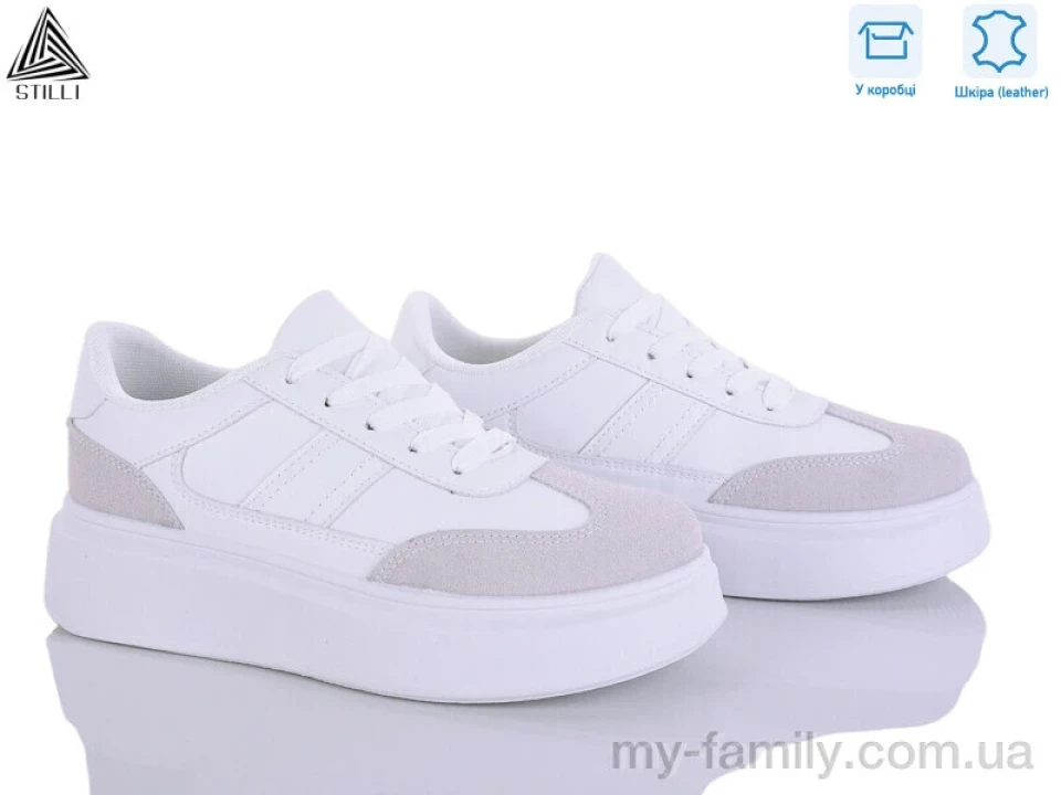 Кросівки натуральна шкіра-натуральна замша білий жінки -, Жіночі кросівки оптом