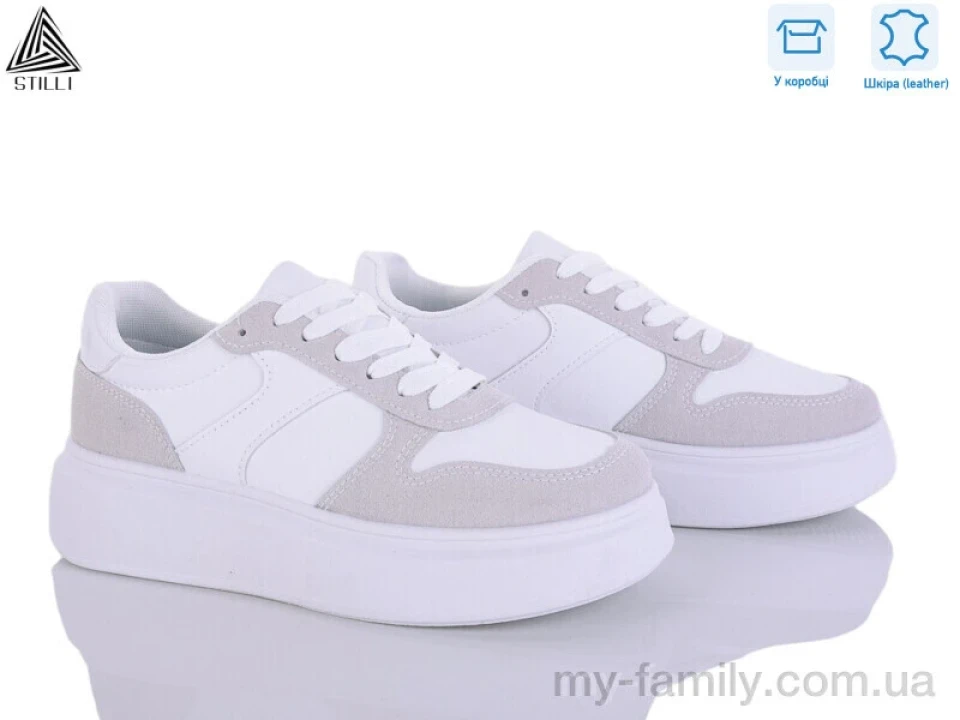 Кросівки натуральна шкіра-натуральна замша білий жінки -, Жіночі кросівки оптом