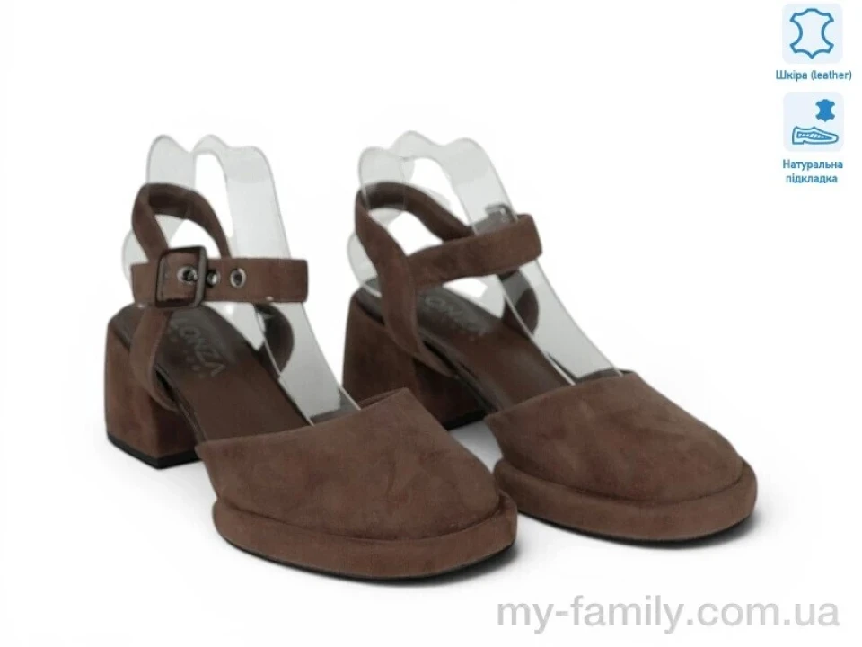 Босоніжки натуральна шкіра коричневий жінки -, Жіночі босоніжки оптом