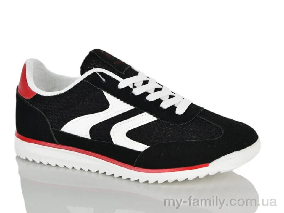 Кросівки штучна замша-текстиль чорний жінки -, Жіночі кросівки оптом