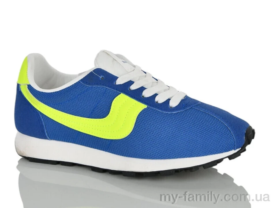 Кросівки штучна замша-текстиль синій жінки -, Жіночі кросівки оптом