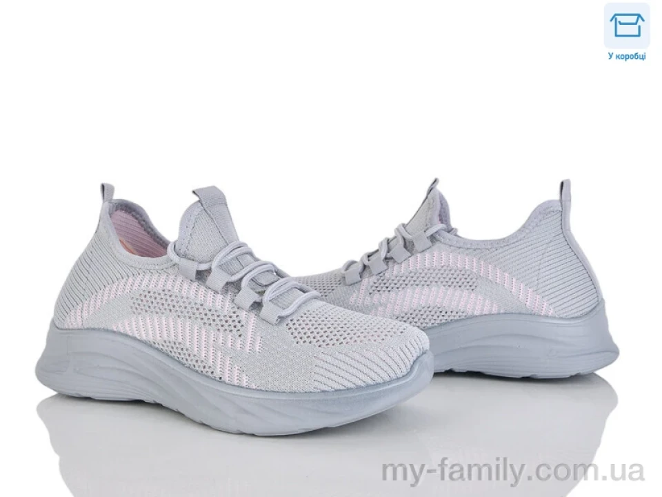 Кросівки текстиль сірий жінки -, Жіночі кросівки оптом