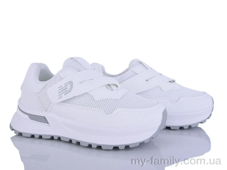 Кросівки штучна шкіра-текстиль білий жінки -, Жіночі кросівки оптом