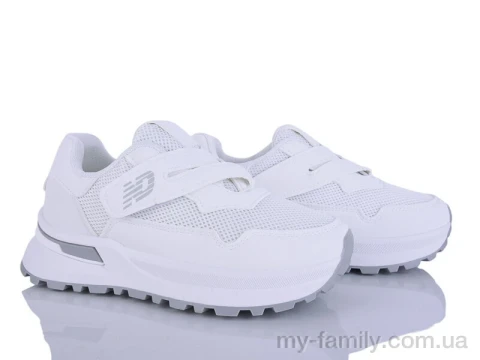 Кросівки штучна шкіра-текстиль білий жінки -, Жіночі кросівки оптом