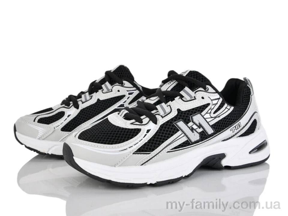 Кросівки штучна шкіра-текстиль чорний жінки -, Жіночі кросівки оптом