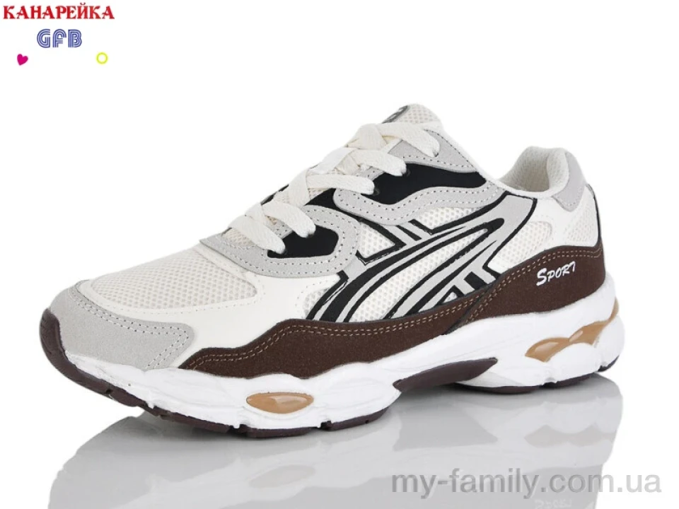 Кросівки штучна шкіра-текстиль бежевий жінки -, Жіночі кросівки оптом