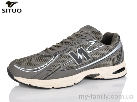 Кросівки штучний нубук-текстиль хакі чоловіки -, Чоловічі кросівки оптом